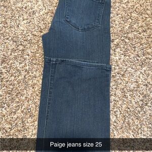PAIGE Women's Straight-Leg Jeans in Dark Indigo